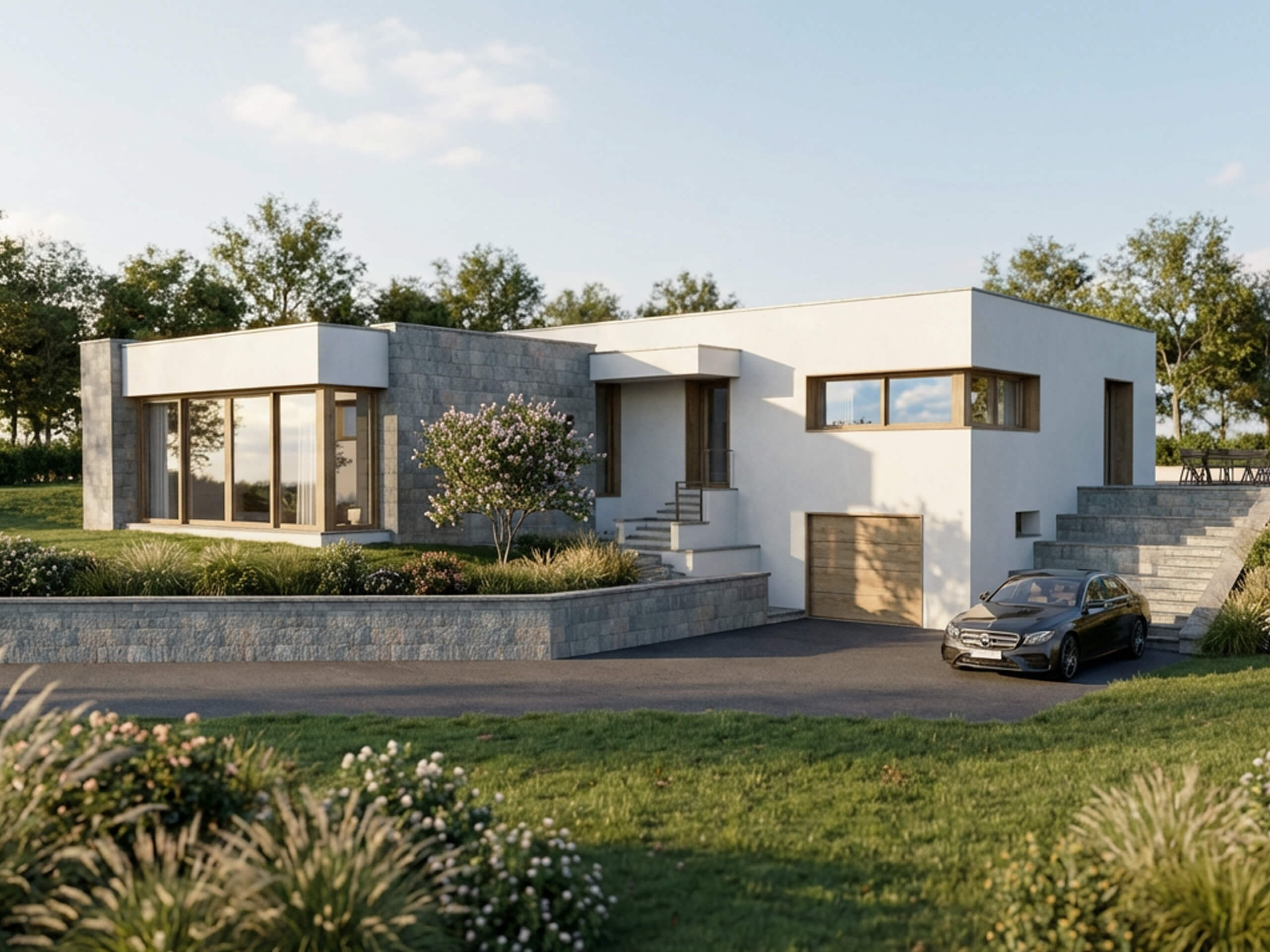 Transformation et extension de  maison