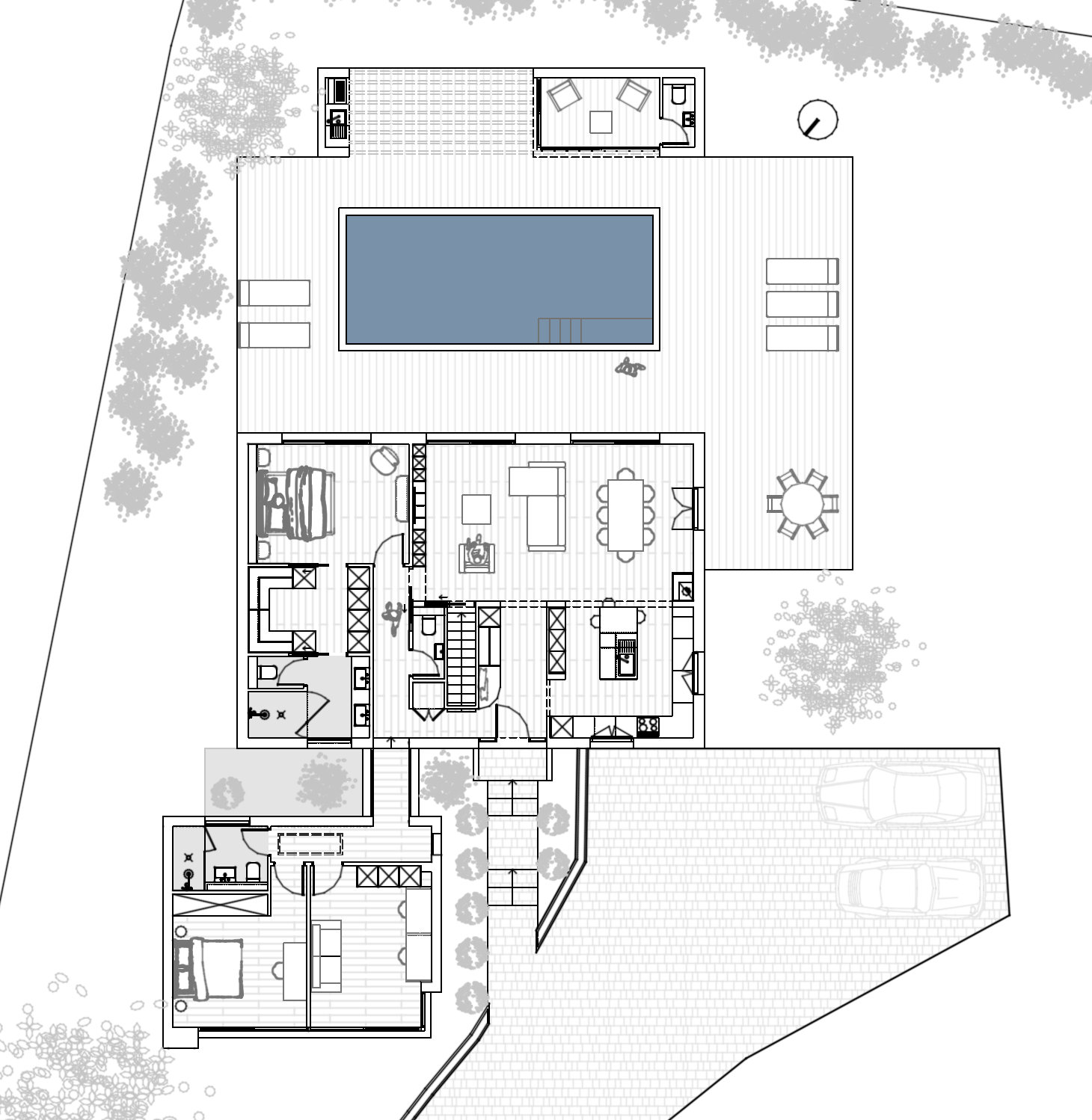 Transformation et extension d'une maison à Mouxy (73).